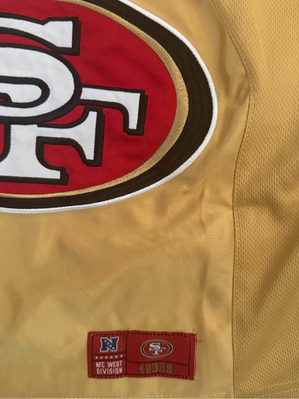 San Francisco 49ers Juniors Crop Jersey